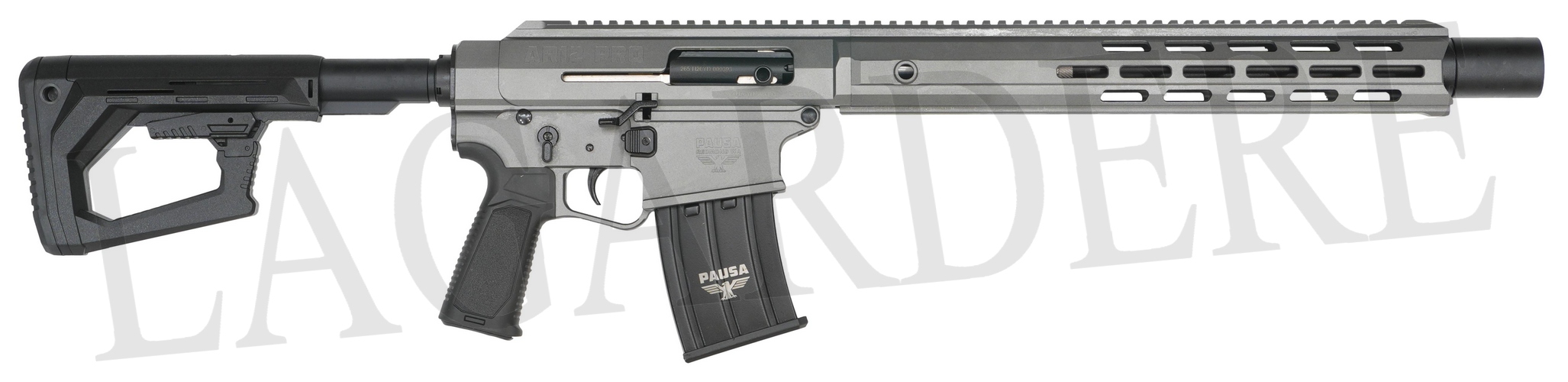 PANZER ARMS USA AR12 PRO GREY LONG 18.5"(FUSIL SEMI-AUTO MILITAIRE CANON LISSE)