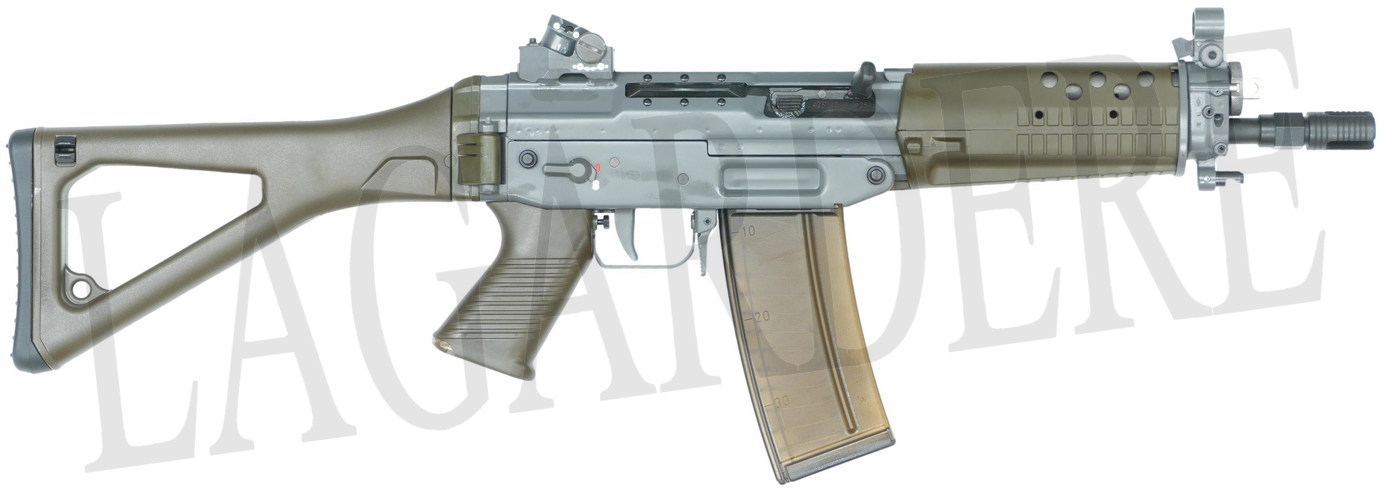 SIG-SAUER SG 553-1 SB SEMI-AUTO DIOPTRE VERT ROTEX(FUSIL D'ASSAUT SEMI-AUTO)