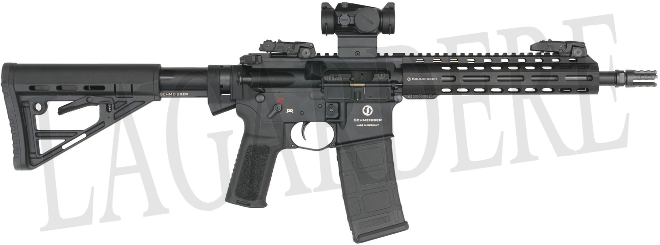 SCHMEISSER AR15 S4F BLACK 10.5" POLICE CONFIG(FUSIL D'ASSAUT SEMI-AUTO)