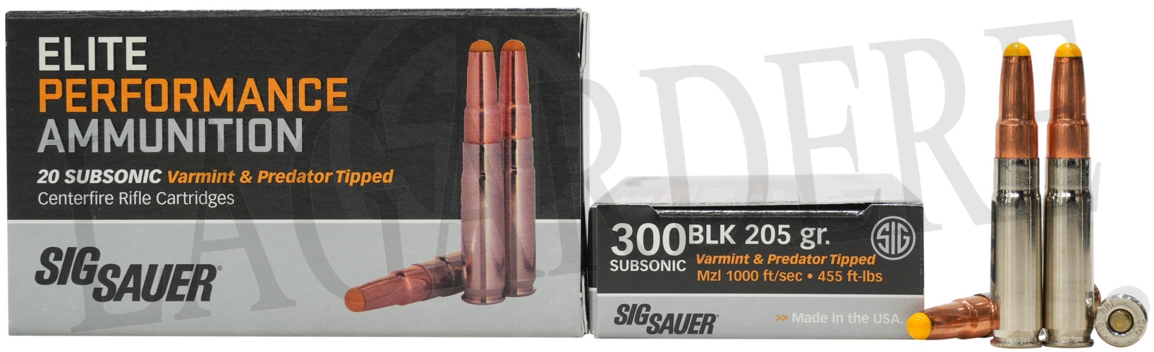 SIG-SAUER SUB ELITE SERIES VARMINT & PREDATOR TIPPED 13.3G/205GR(CARTOUCHE A BALLE)