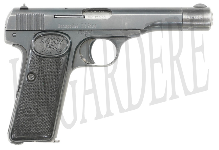 FN BROWNING 1910-22 BAHNPOLIZEI US ZONE(PISTOLET)