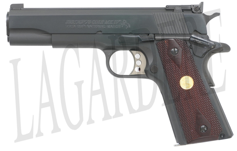COLT(PISTOLET) 1911 GOLD CUP NATIONAL MATCH SERIE 70 BLUE